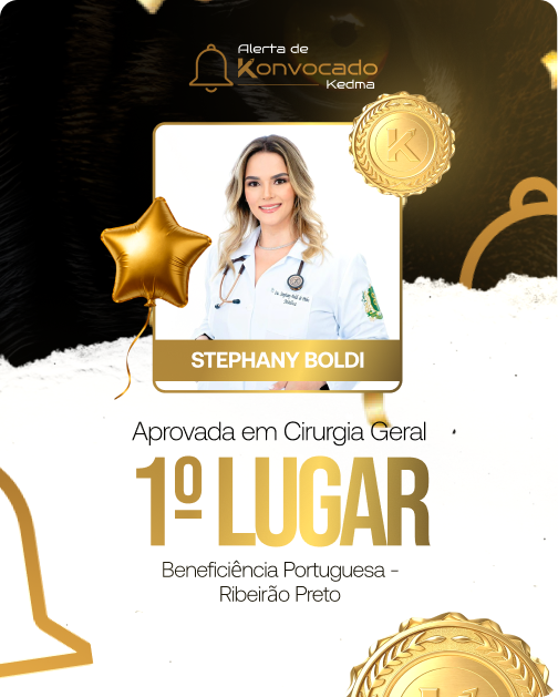 Stephany Boldi — 1º lugar Cirurgia Geral Beneficência Portuguesa